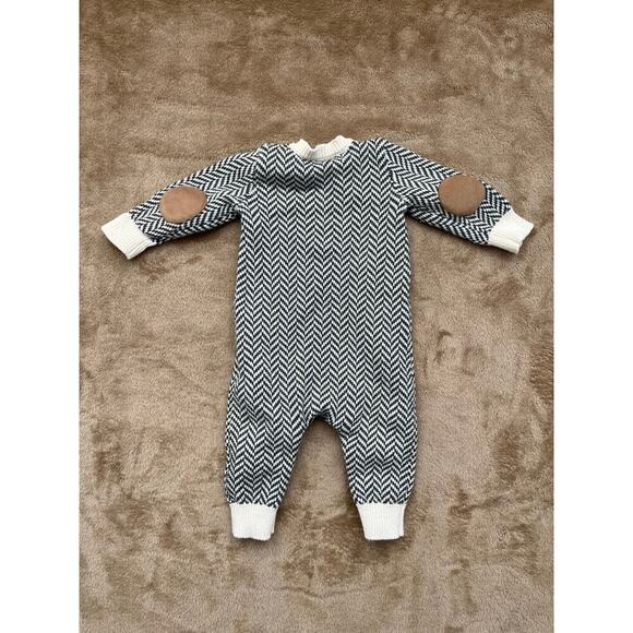 Hope &‎ Henry 100% Organic Cotton Romper Elbow Patch Size 3-6 Months - Picture 2 of 4